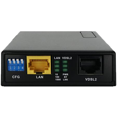 Xentino VX200IDC VDSL2 Industrial Gigabit Ethernet Extender (DC).